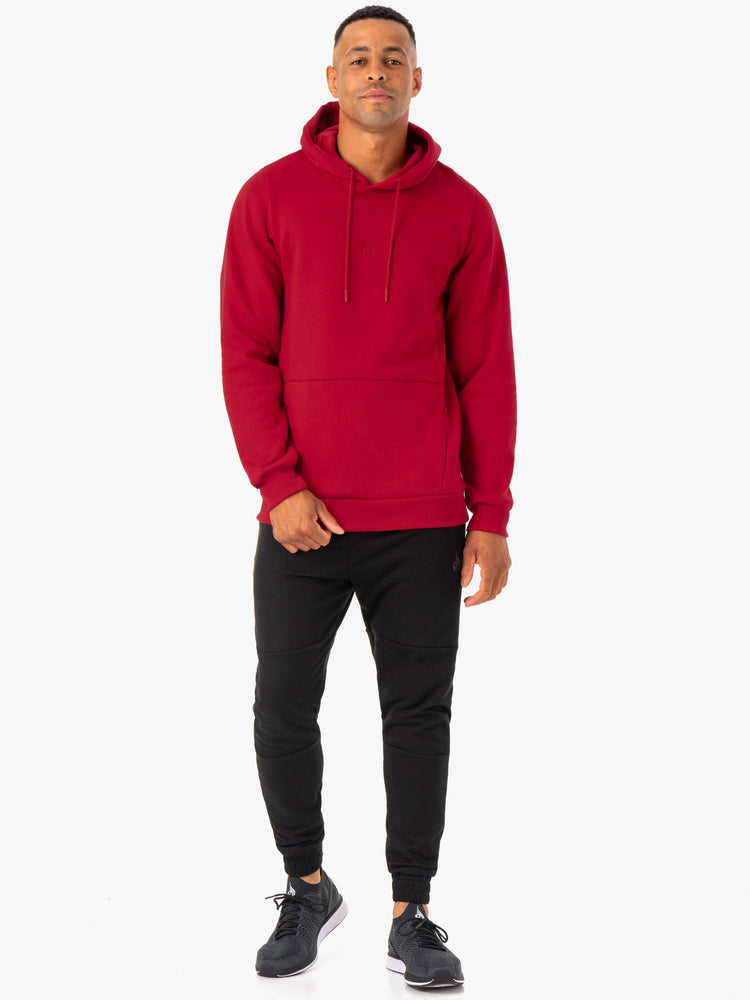 Sweat à Capuche Ryderwear Restore Pullover Bordeaux Homme | QYL-28709819