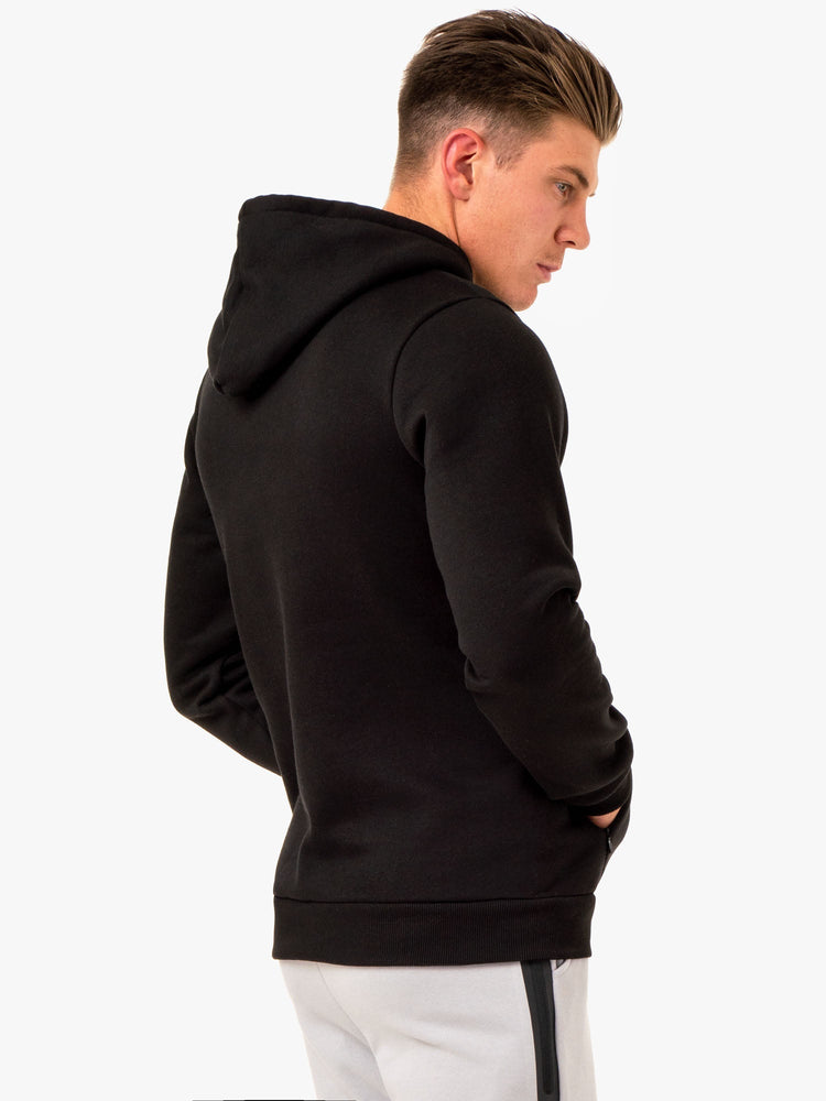 Sweat à Capuche Ryderwear Restore Pullover Noir Homme | XCL-52672405