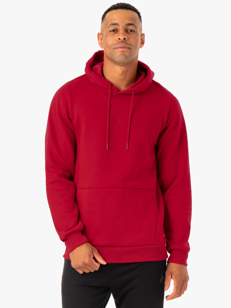 Sweat à Capuche Ryderwear Restore Pullover Bordeaux Homme | QYL-28709819