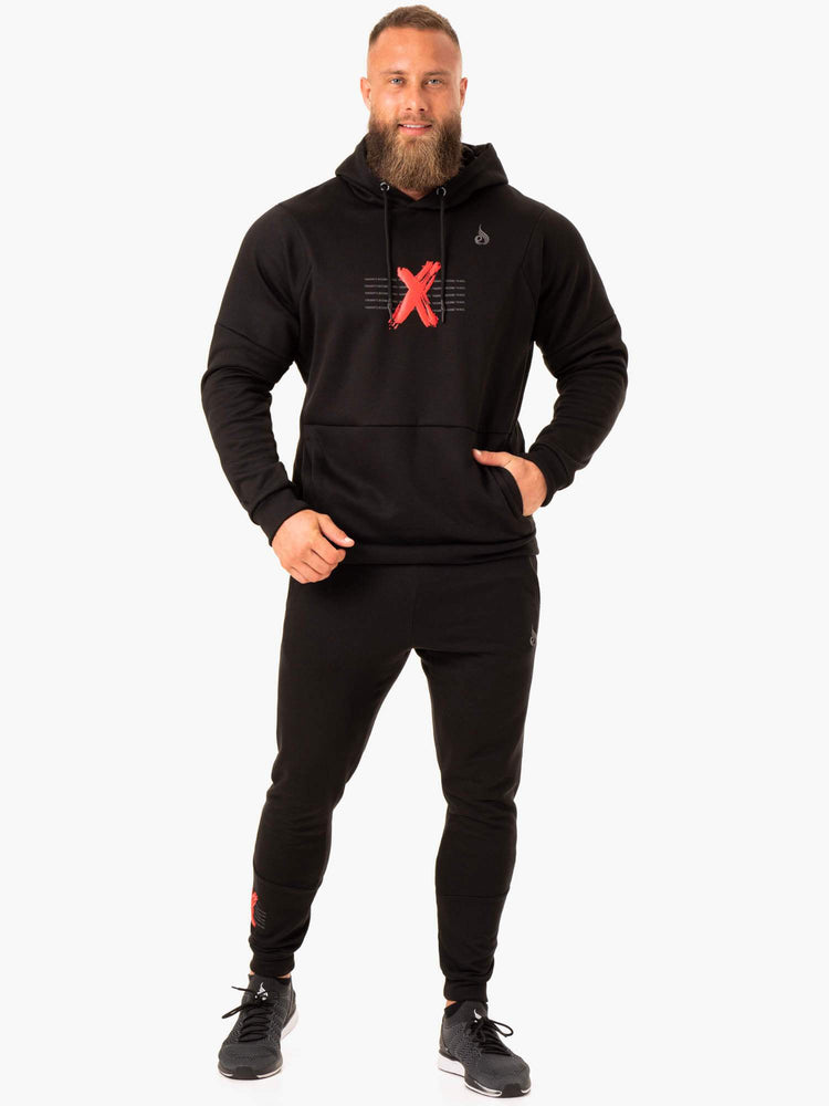 Sweat à Capuche Ryderwear Rwxkg Fleece Noir Homme | YXN-84970206