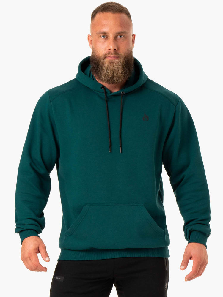 Sweat à Capuche Ryderwear Reset Pullover Turquoise Homme | IDA-94068014