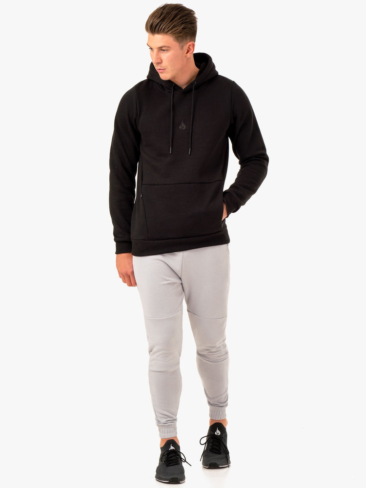 Sweat à Capuche Ryderwear Restore Pullover Noir Homme | XCL-52672405