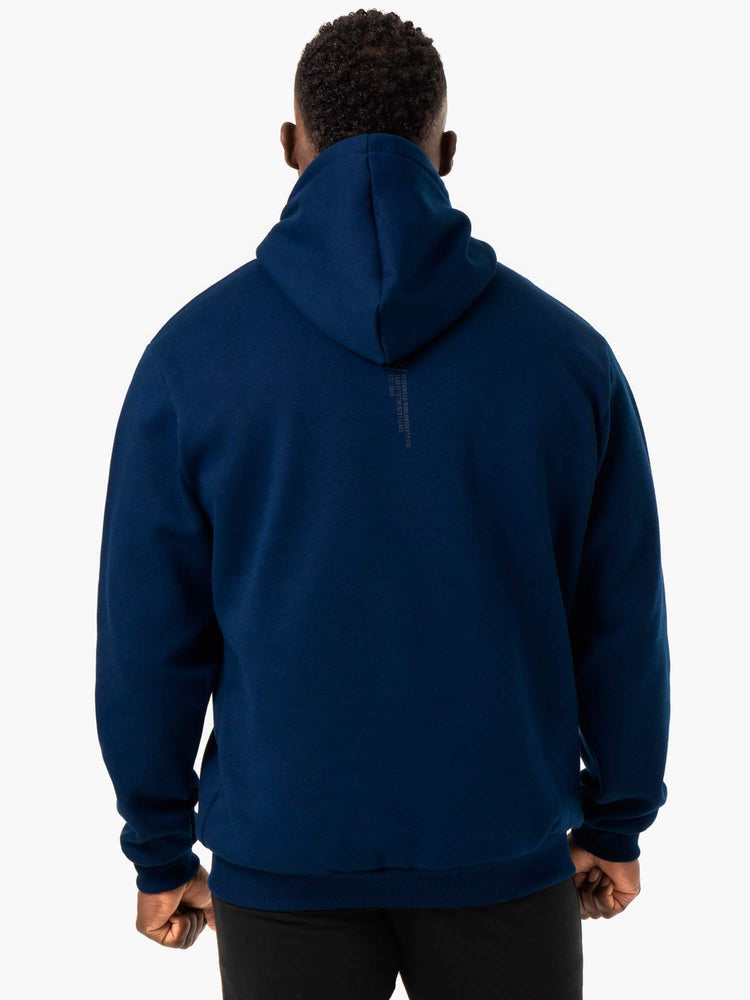 Sweat à Capuche Ryderwear Reset Pullover Bleu Homme | EFH-32897163