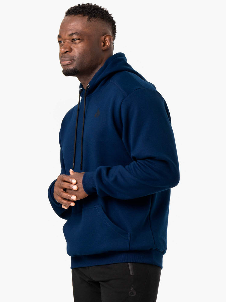 Sweat à Capuche Ryderwear Reset Pullover Bleu Homme | EFH-32897163