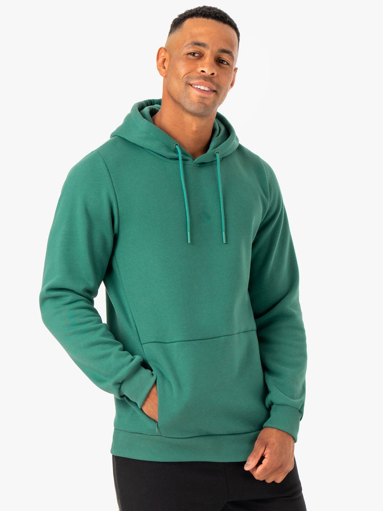 Sweat à Capuche Ryderwear Restore Pullover Vert Homme | ZNM-35573354