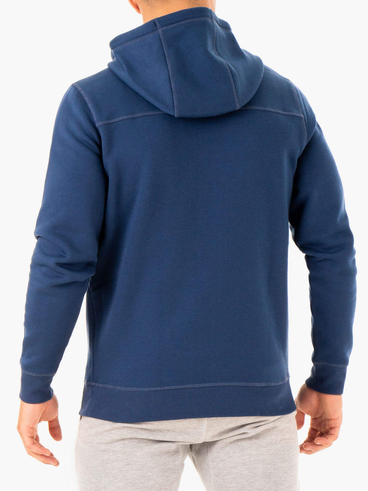 Sweat à Capuche Ryderwear Recharge Zip Up Bleu Homme | ASA-80472204