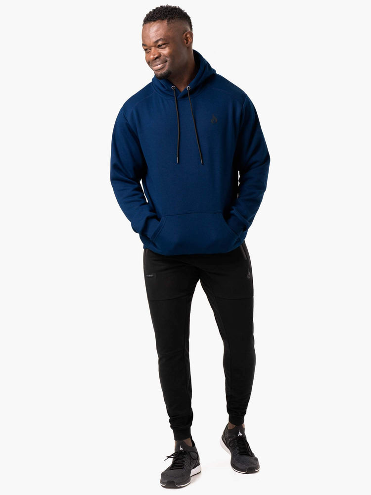 Sweat à Capuche Ryderwear Reset Pullover Bleu Homme | EFH-32897163