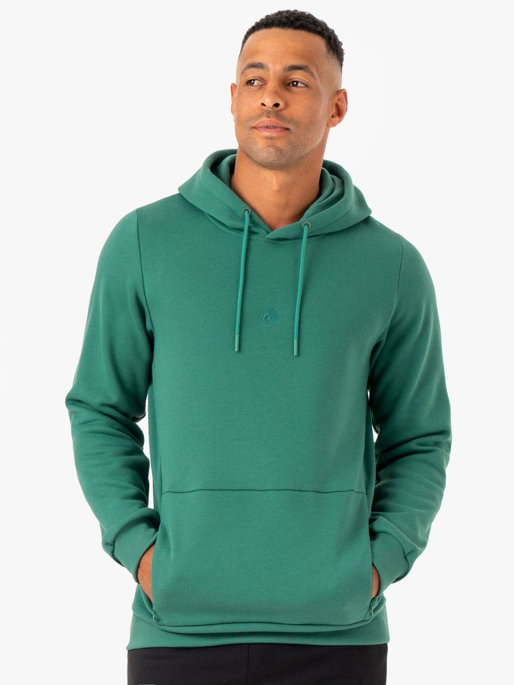 Sweat à Capuche Ryderwear Restore Pullover Vert Homme | ZNM-35573354