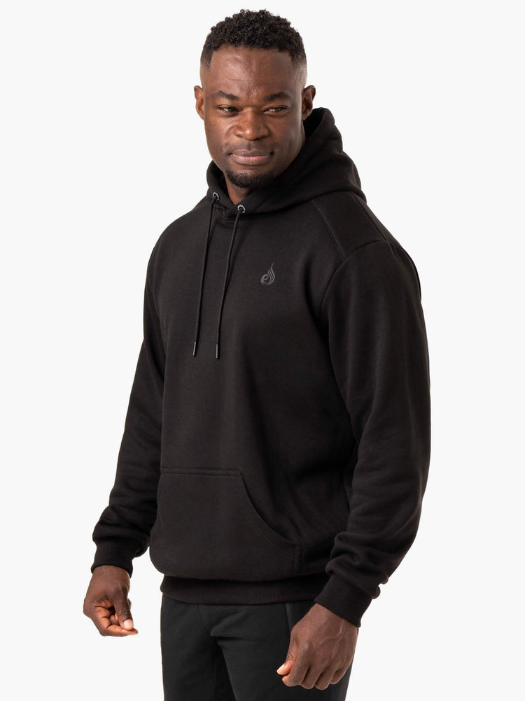 Sweat à Capuche Ryderwear Reset Pullover Noir Homme | MRD-97449360