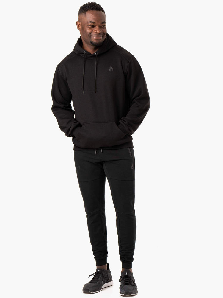 Sweat à Capuche Ryderwear Reset Pullover Noir Homme | MRD-97449360