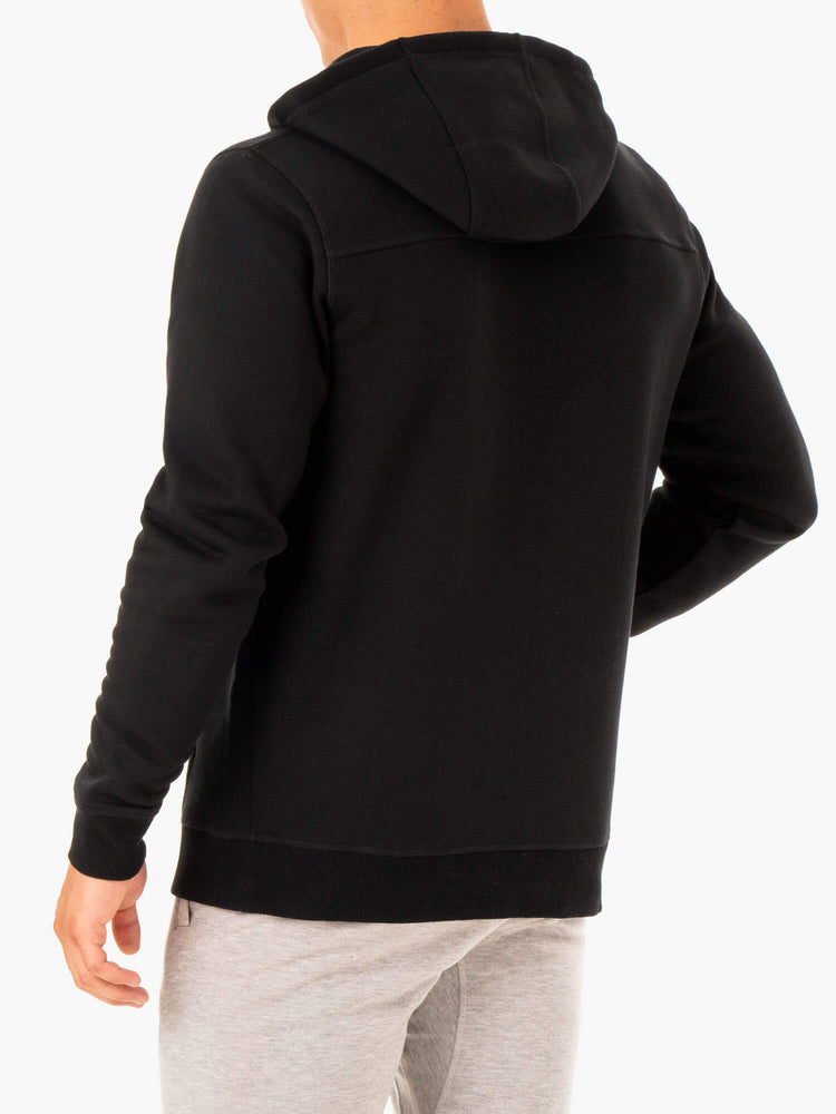 Sweat à Capuche Ryderwear Recharge Zip Up Noir Homme | AFX-64306080