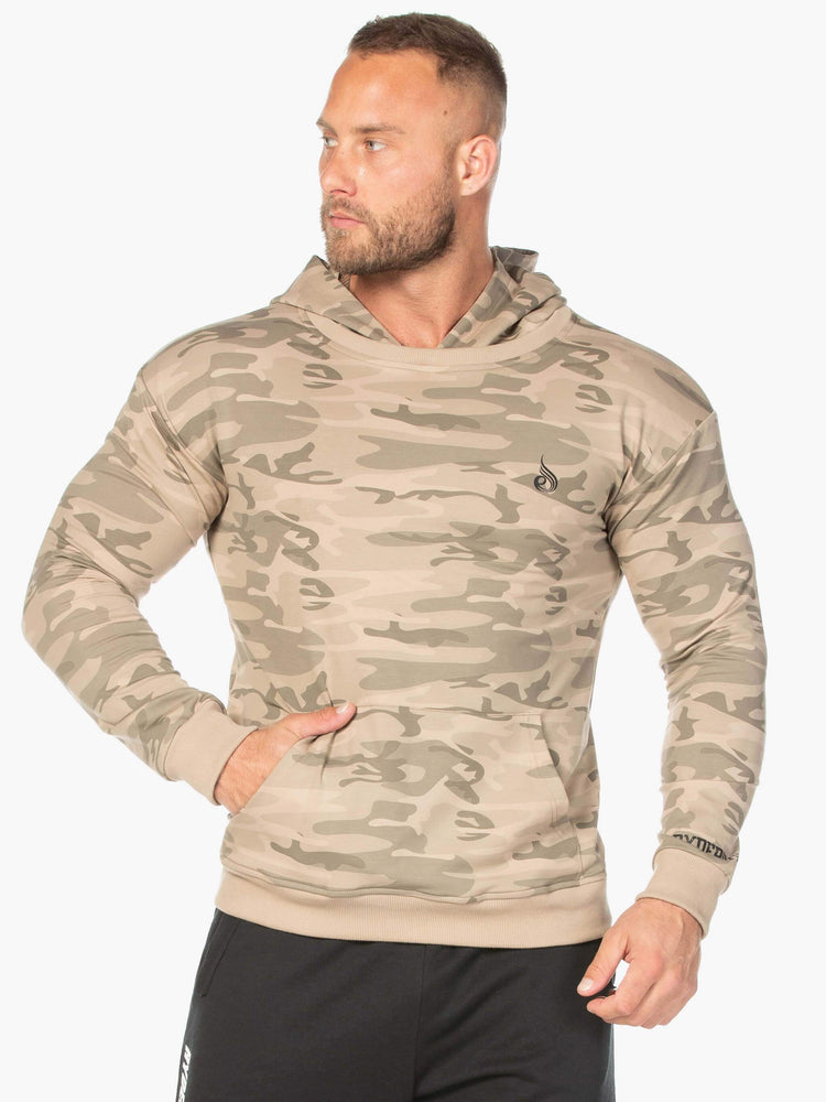 Sweat à Capuche Ryderwear Pullover Camouflage Homme | NJT-96320782