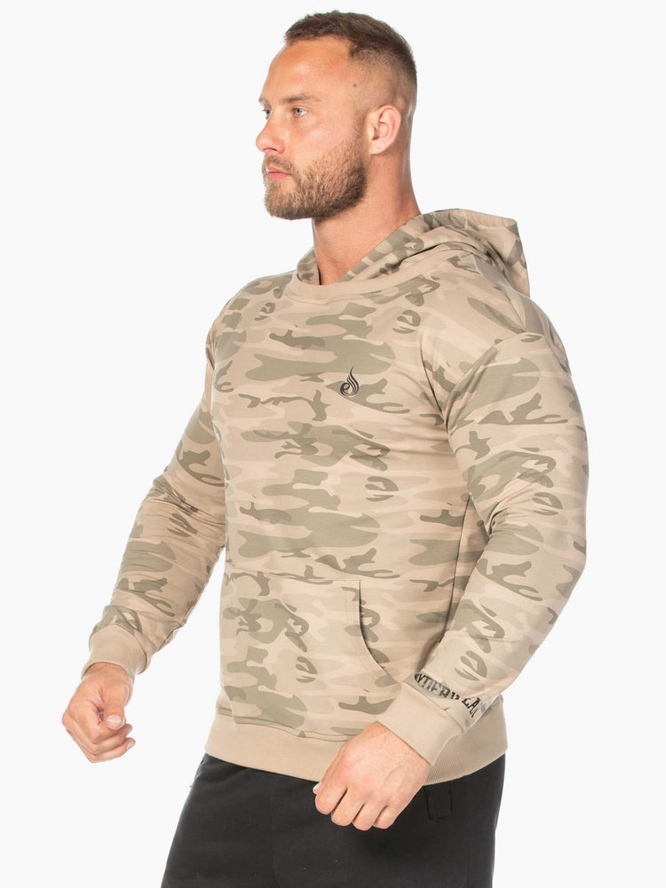 Sweat à Capuche Ryderwear Pullover Camouflage Homme | NJT-96320782