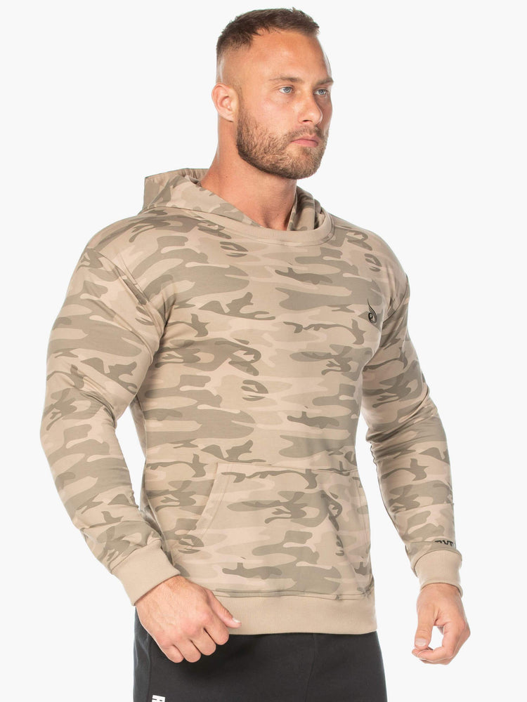 Sweat à Capuche Ryderwear Pullover Camouflage Homme | NJT-96320782