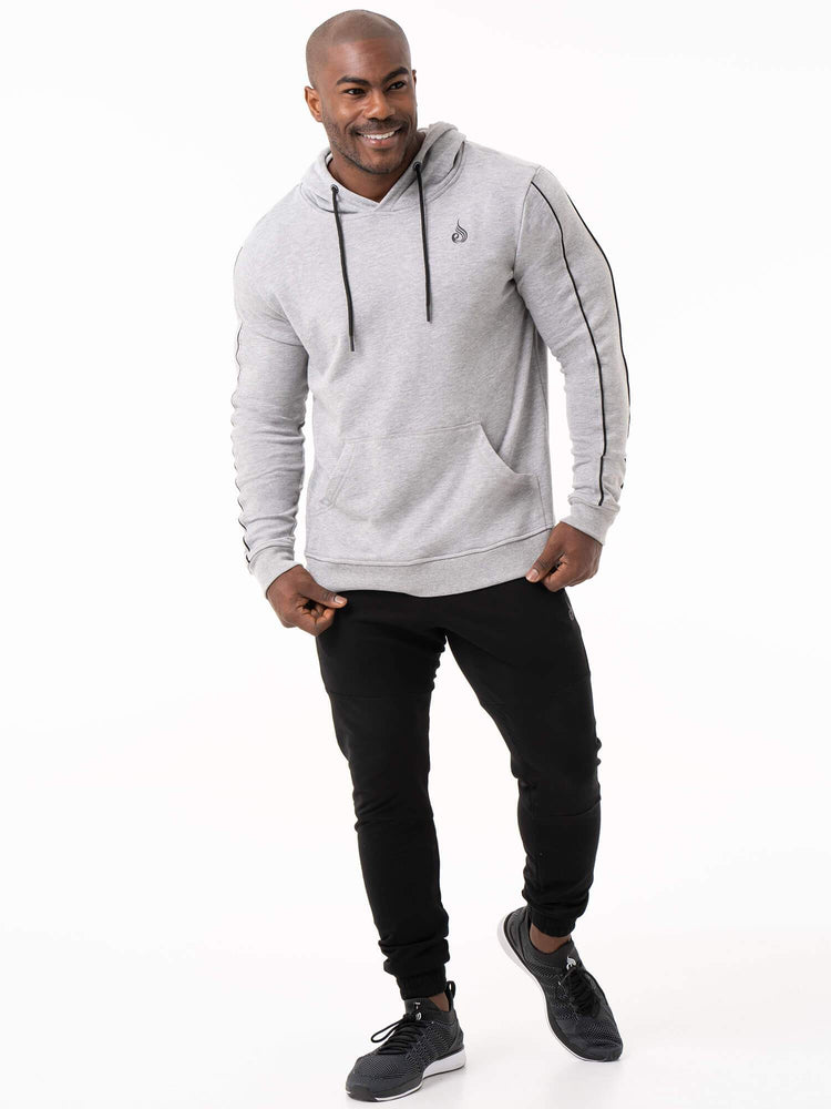 Sweat à Capuche Ryderwear Power Pullover Grise Homme | EMY-59661215