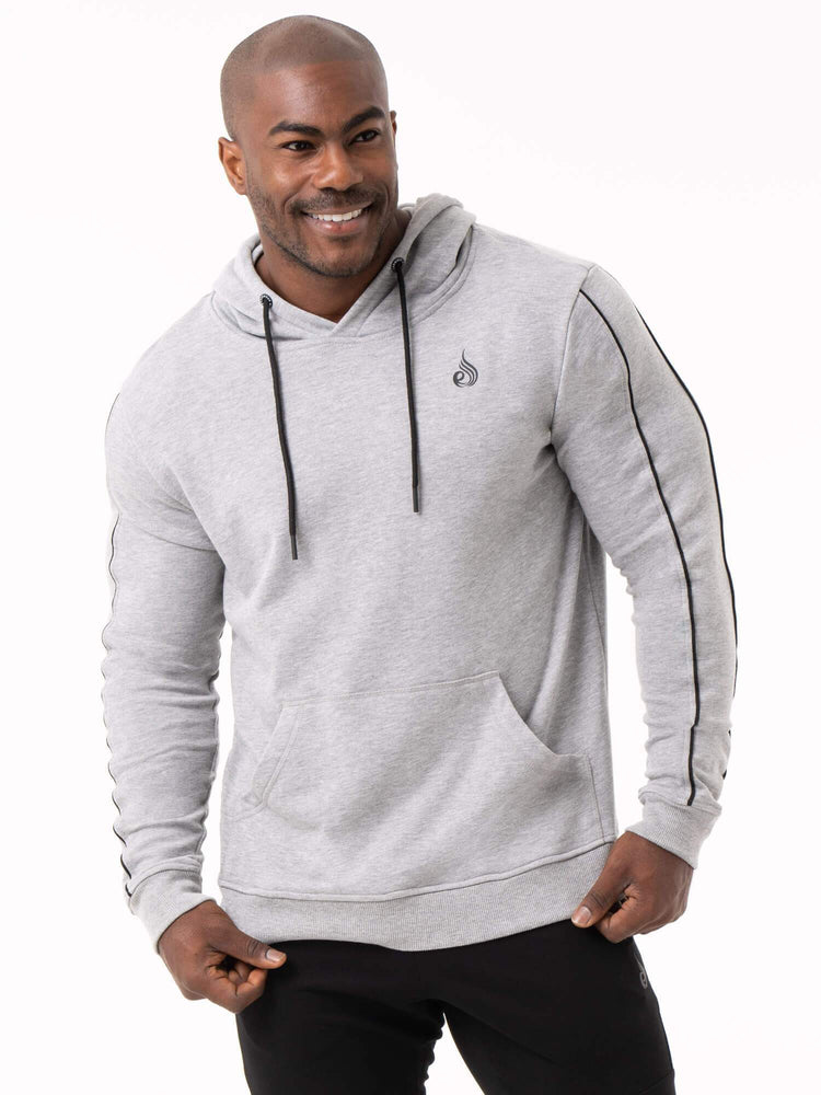 Sweat à Capuche Ryderwear Power Pullover Grise Homme | EMY-59661215