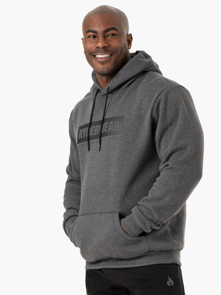 Sweat à Capuche Ryderwear Iron Pullover Grise Homme | NCO-41675681