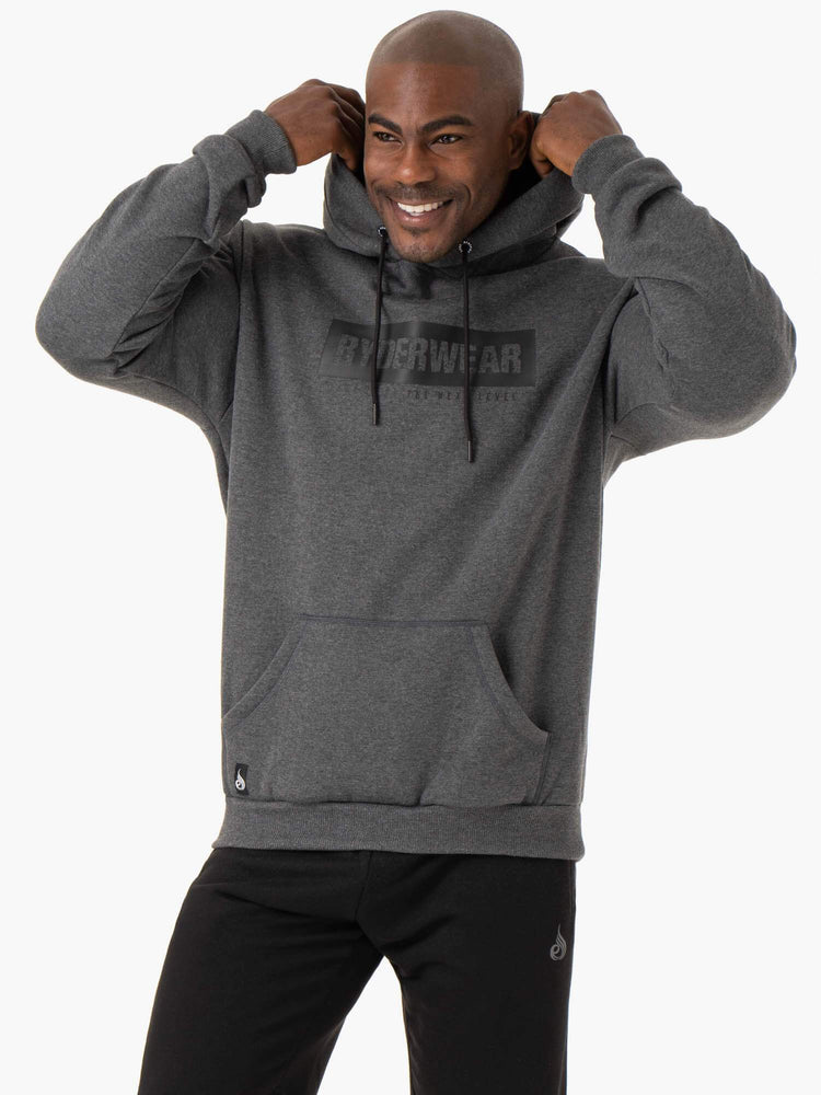 Sweat à Capuche Ryderwear Iron Pullover Grise Homme | NCO-41675681