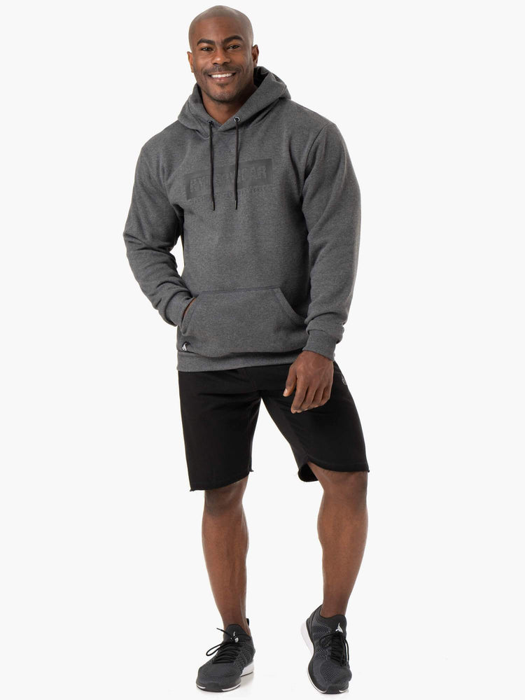 Sweat à Capuche Ryderwear Iron Pullover Grise Homme | NCO-41675681