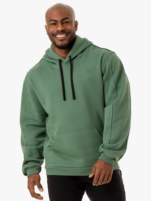 Sweat à Capuche Ryderwear Force Pullover Vert Homme | BPC-73170352