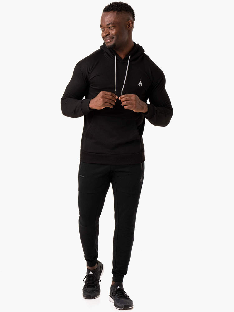 Sweat à Capuche Ryderwear Impact Pullover Noir Homme | KXD-84152621