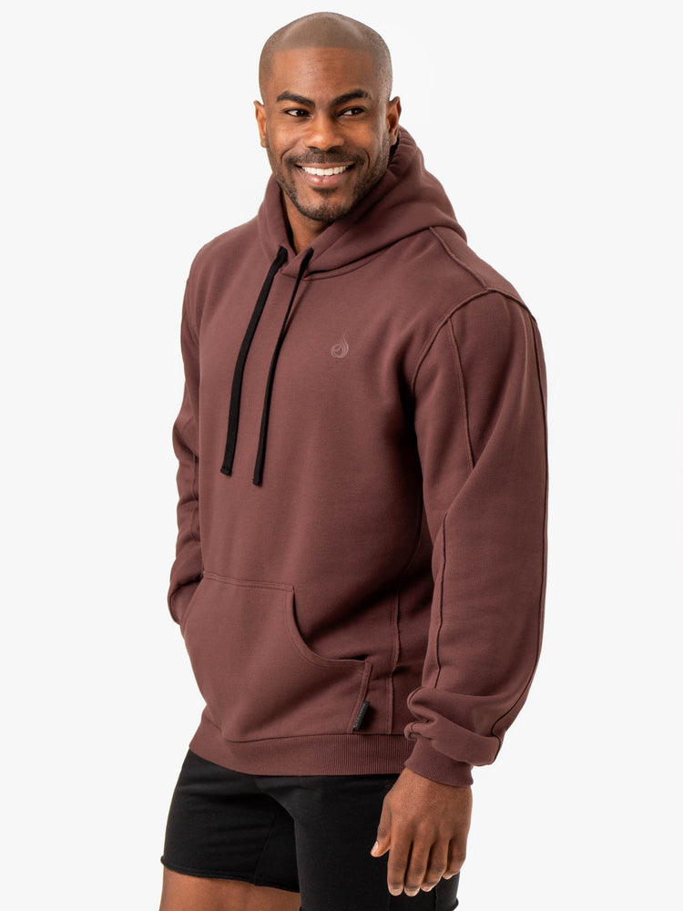 Sweat à Capuche Ryderwear Force Pullover Marron Homme | YLT-67631912