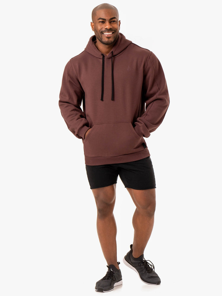 Sweat à Capuche Ryderwear Force Pullover Marron Homme | YLT-67631912