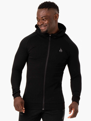 Sweat à Capuche Ryderwear Critical Zip Up Noir Homme | BNF-84959849