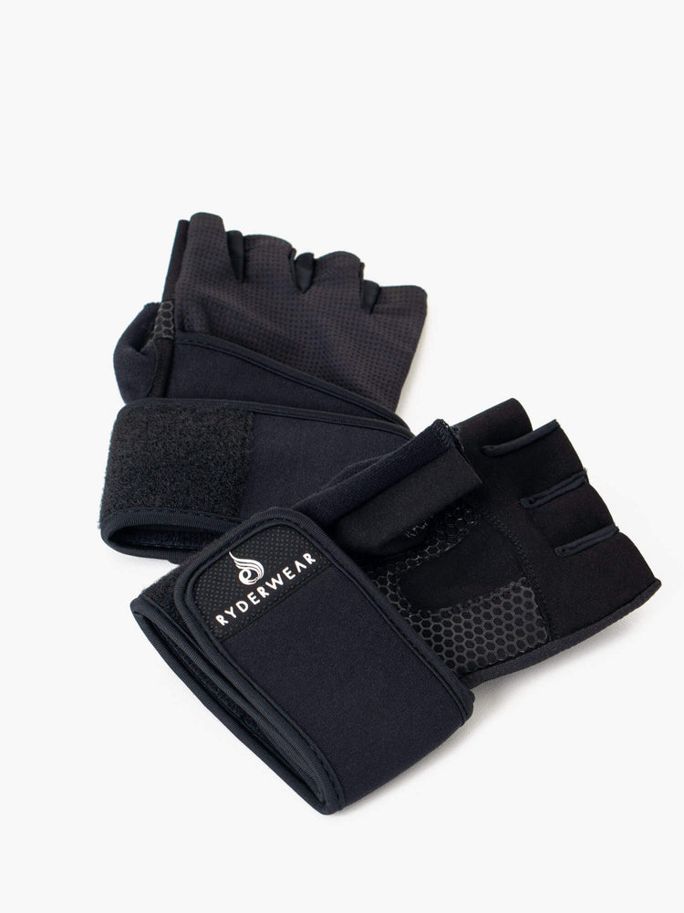 Gants Ryderwear Wrap Lifting Noir Homme | DST-66189709