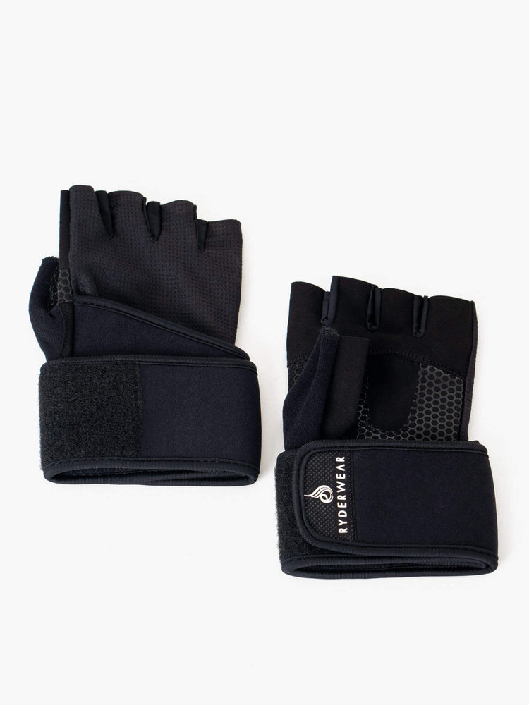 Gants Ryderwear Wrap Lifting Noir Homme | DST-66189709