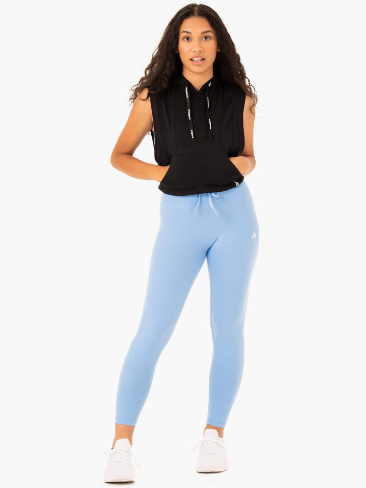 Leggings Ryderwear Replay High Waisted Bleu Femme | WHY-18258411