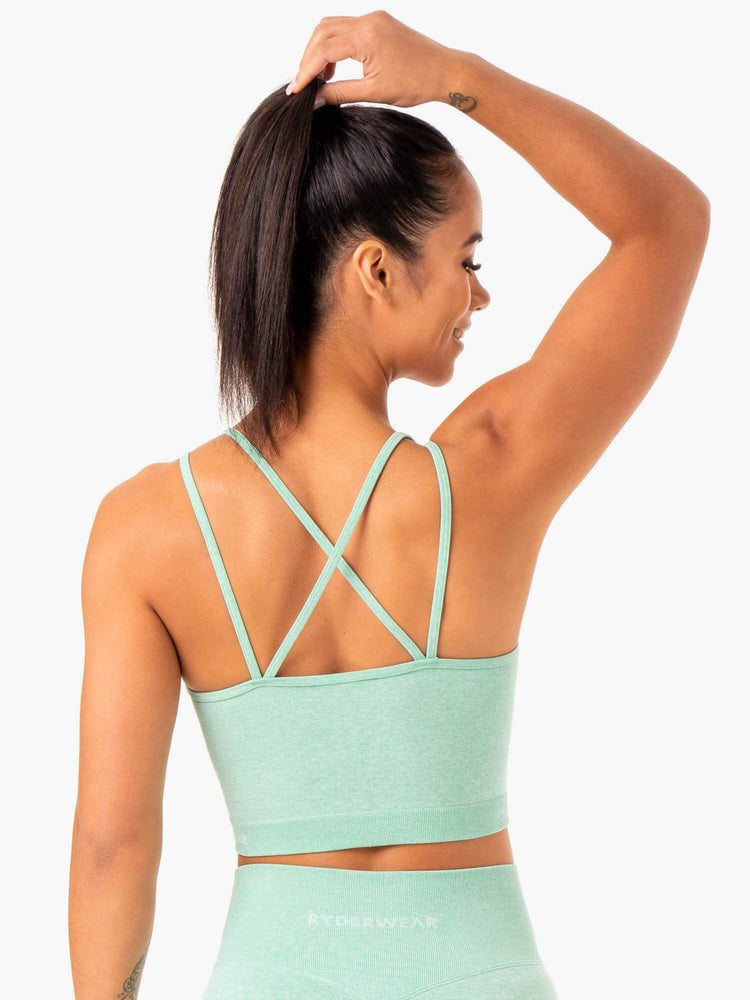 Soutien Gorge Sport Ryderwear Sculpt Seamless Tank Menthe Femme | FDS-99429555