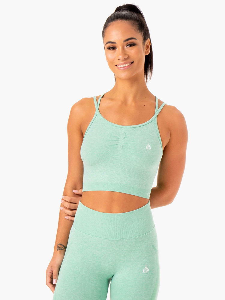 Soutien Gorge Sport Ryderwear Sculpt Seamless Tank Menthe Femme | FDS-99429555